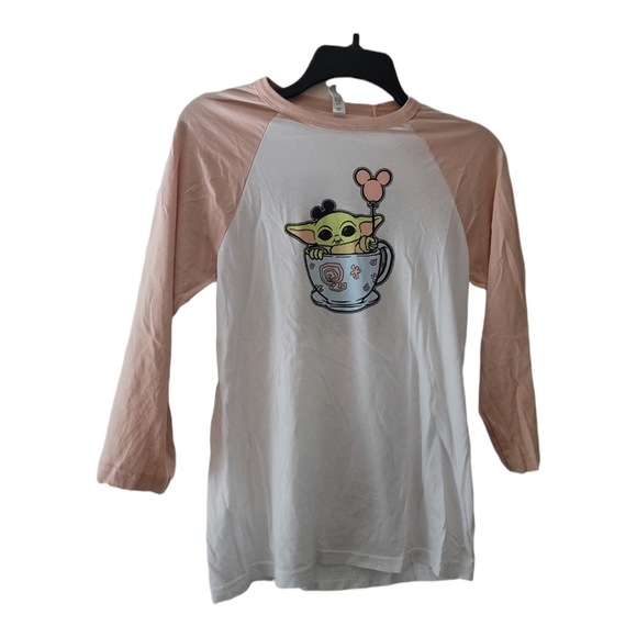 Bella Canvas Tops - Baby Yoda Tee half sleeve